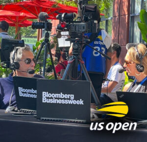 DHC's Sid Davidoff Appears LIVE at US Tennis Open on Bloomberg