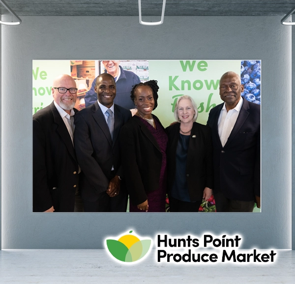 CLIENT FOCUS: Gillibrand Tours Hunts Point Produce Market