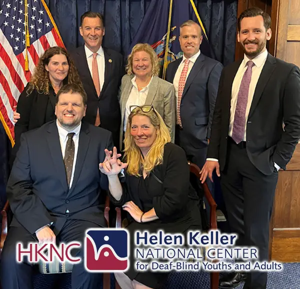 DHC Client Helen Keller National Center Meets Congressman Suozzi
