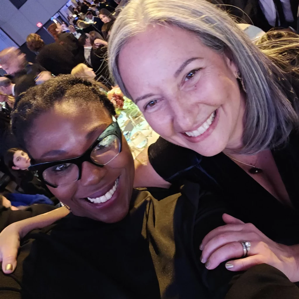 The Doe Fund’s President & CEO, Jennifer Mitchell with NYS Senator Brisport’s Constituent Director, Etophia Lane